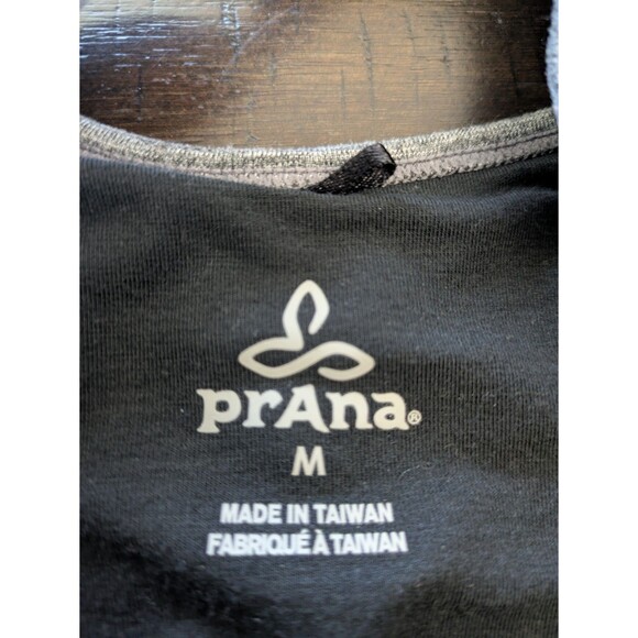 PRANA Womens Jersey Knit Calico Dress Medium Athletic Activewear Soft Stretch - Picture 4 of 6